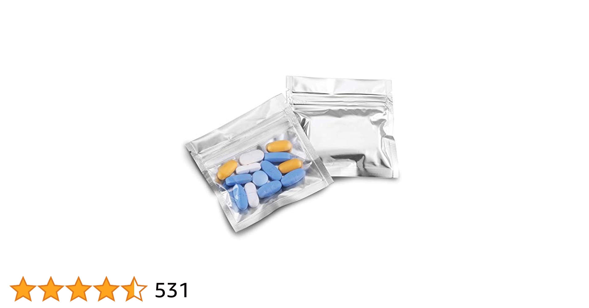 IPS P.P.2試供品100袋 Amazon.com: 100 Pack Mylar Smell Proof Medicine Bags